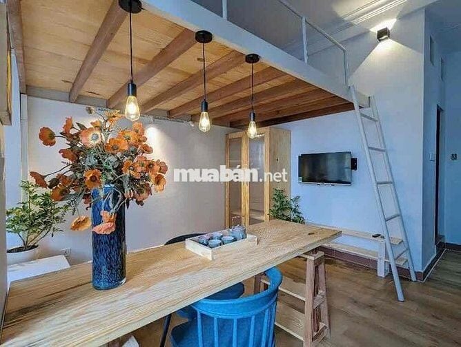 CHO THUÊ CĂN HỘ CÓ GÁC CHILL NHƯ ĐÀ LẠT GẦN VÒNG XOAY LĂNG CHA CẢ