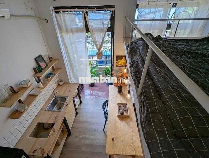 CHO THUÊ CĂN HỘ CÓ GÁC CHILL NHƯ ĐÀ LẠT GẦN VÒNG XOAY LĂNG CHA CẢ