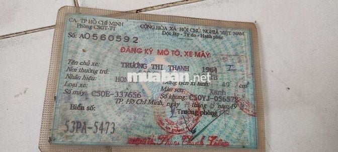 Xe cud cần thanh lý