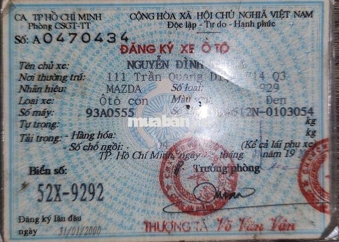 Mazda 929 Số tự động giá rẻ tập lái