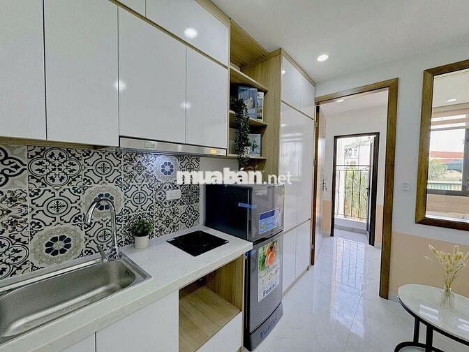 Phòng Ban công Lớn Tách bếp Full NT 35m2 Ung Văn Khiêm gần Hàng Xanh