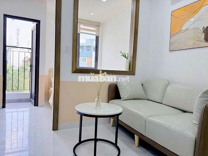 Phòng Ban công Lớn Tách bếp Full NT 35m2 Ung Văn Khiêm gần Hàng Xanh