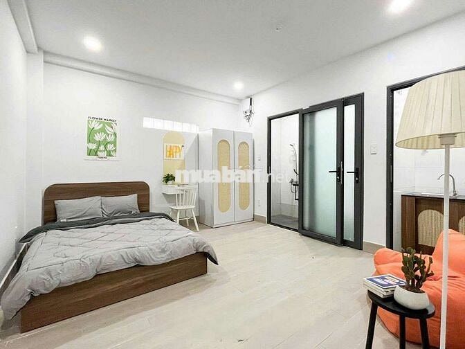 STUDIO FULL NỘI THẤT NGAY TRUNG TÂM GÒ VẤP ĐẸP MÊ LY TIỆN ĐI CÁC QUẬN