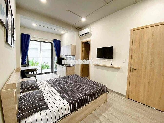 CHO THUÊ CHDV BAN CÔNG - NỘI THẤT CAO CẤP RỘNG 35m2 CHUẨN GU SANG XỊN