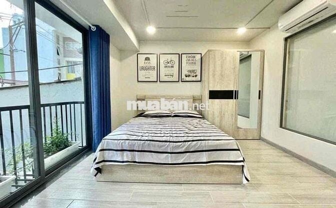 CHO THUÊ CHDV BAN CÔNG - NỘI THẤT CAO CẤP RỘNG 35m2 CHUẨN GU SANG XỊN