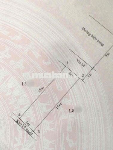 Bán đất Lô 15 Lê Hồng Phong Sở Tài Chính Tây tứ trạch
