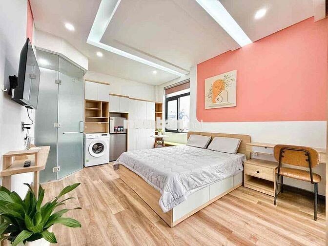 Studio Ban Công Full Nội Thất Máy Giặt Riêng, Cho Thuê Rẻ, Ưu Tiên Nữ