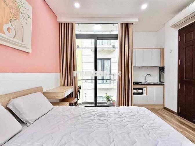 Studio Ban Công Full Nội Thất Máy Giặt Riêng, Cho Thuê Rẻ, Ưu Tiên Nữ