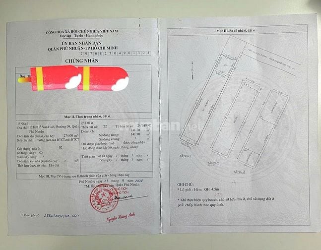 Chính chủ bán nhà 1 xẹt cách mặt tiền Hồ Văn Huê 30m, Phú Nhuận, 5x31m