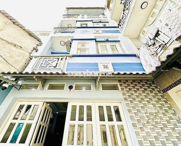 🏡NHÀ 4 TẦNG BTCT - 43m2 - NGANG 4.5m - NƠ TRANG LONG BÌNH THẠNH