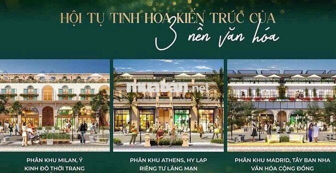 Sở hữu nhà phố thương mại Mozzadiso – Dòng tiền cho thuê 20–40tr/thang