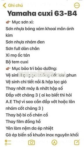 Bán xe Cuxi fi 63-B4 13245