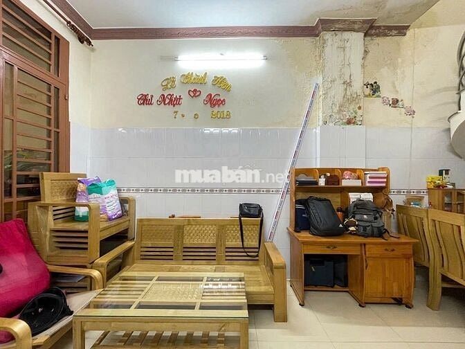 BÁN NHÀ LƯU HỮU PHƯỚC P.15 QUẬN 8 2 MẶT HẺM 44,5m² (4m x 11,9m) 3,7 TỶ