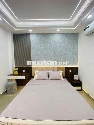 Nhà lô góc KDC đồng bộ Thạnh Xuân, Q12, DT 50m2, 5 tầng, nội thất đẹp