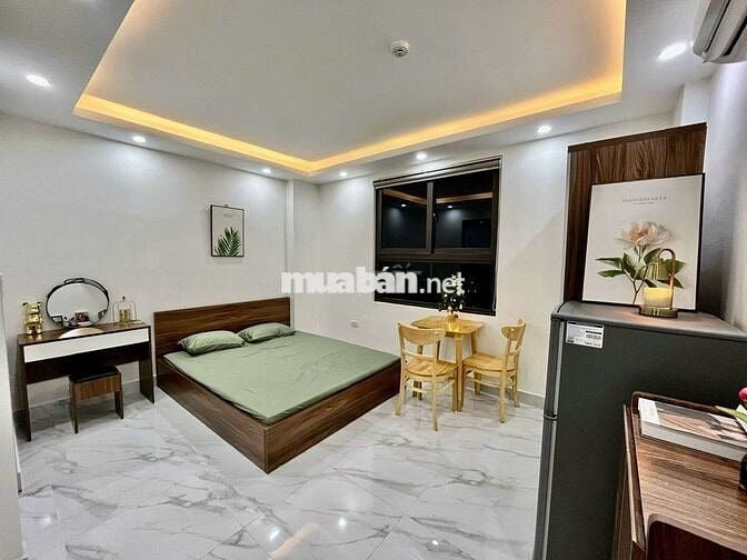 Căn hộ Studio 20-25m2 Full nội thất, cửa sổ thoáng tại Ô Đồng Lầm
