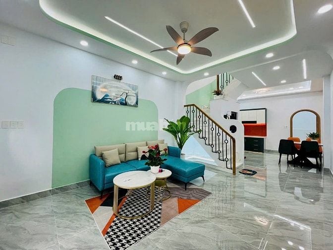 Nhà mới 4x14m 1 trệt 1 lầu 3PN 3WC gần Aeon Tân Phú