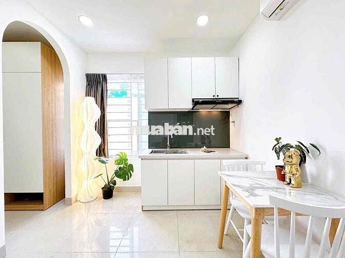 Cho Thuê Căn Hộ 1PN Mặt Tiền Đường Lê Văn Thọ Đối Diện CV Làng Hoa