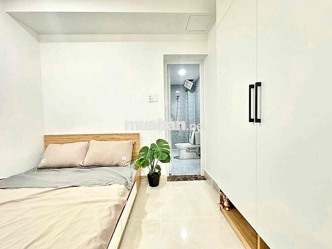 Cho Thuê Căn Hộ 1PN Mặt Tiền Đường Lê Văn Thọ Đối Diện CV Làng Hoa