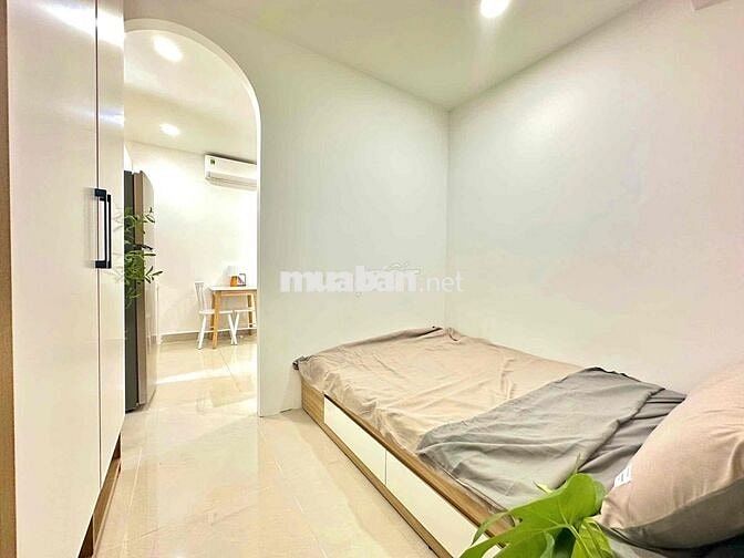 Cho Thuê Căn Hộ 1PN Mặt Tiền Đường Lê Văn Thọ Đối Diện CV Làng Hoa