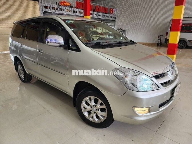 Giá: 178 triệu TOYOTA INNOVA G 2007 XE GIA ĐÌNH