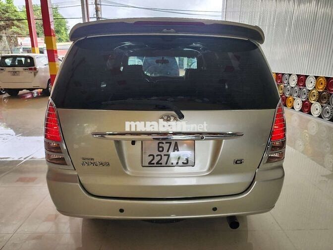 Giá: 178 triệu TOYOTA INNOVA G 2007 XE GIA ĐÌNH
