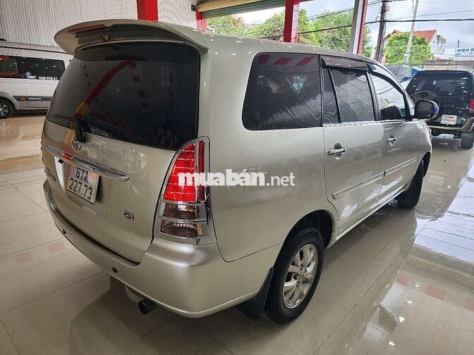 Giá: 178 triệu TOYOTA INNOVA G 2007 XE GIA ĐÌNH