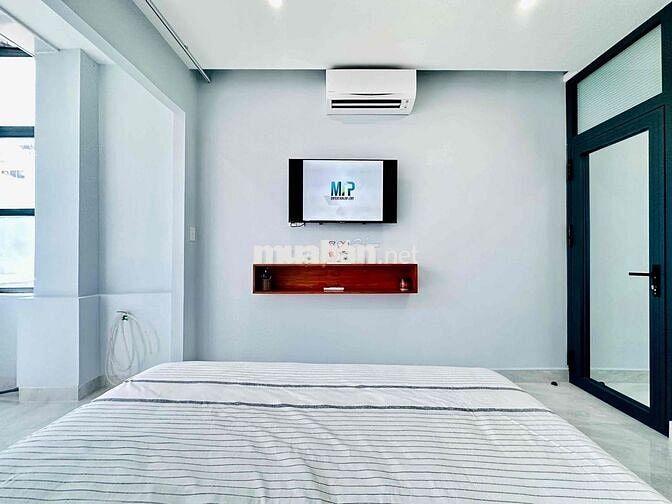 Căn hộ cao cấp mới 1Pn riêng biệt full NT cao cấp máy giặt, sấy riêng