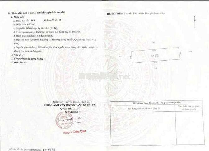 Bán nền trục B Khu Đại Lộc Phát giá 900 triệu