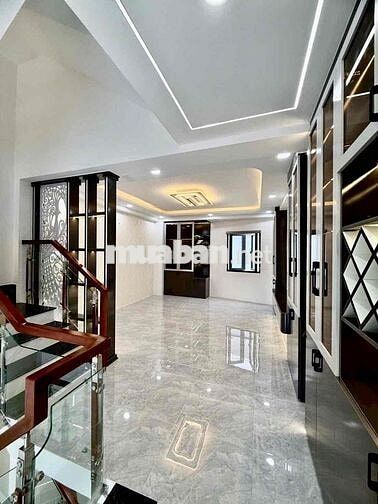 BÁN NHÀ HẺM XE TẢI KINH DƯƠNG VƯƠNG 4x13m. 5tầng. NỘI THẤT CAO CẤP