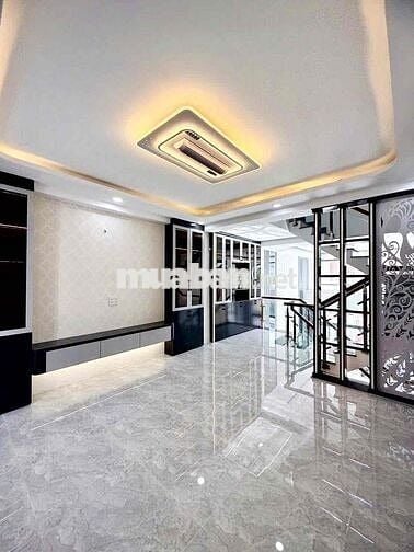 BÁN NHÀ HẺM XE TẢI KINH DƯƠNG VƯƠNG 4x13m. 5tầng. NỘI THẤT CAO CẤP