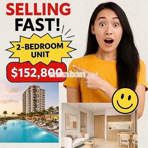 ✨ Khải Hoàn Prime – Căn hộ 2PN, view Tây Nam, ưu đãi vàng cực sốc! ✨