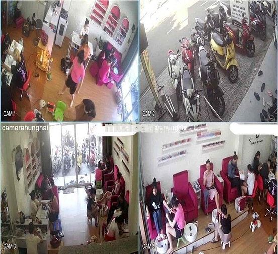 sang tiệm nail đông khách đường lớn
