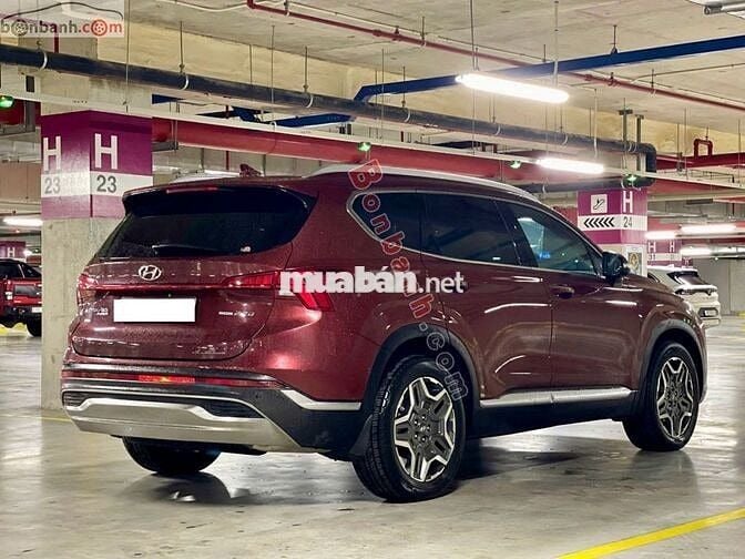 Santafe dầu premium sản xuất 2023 đi dc 2v2