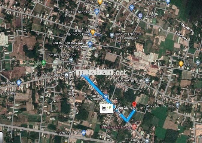 Bán 400m2 đất Lộc Giang, full thổ cư, cách chợ Lộc Giang 700m