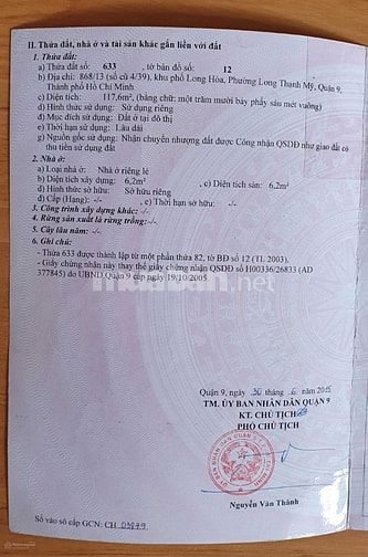 Chính chủ (không phải MG) bán đất đường 6m Nguyễn Xiển, Thủ Đức 
