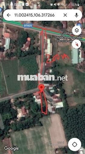 Bán 400m2 đất Lộc Giang, full thổ cư, cách chợ Lộc Giang 700m
