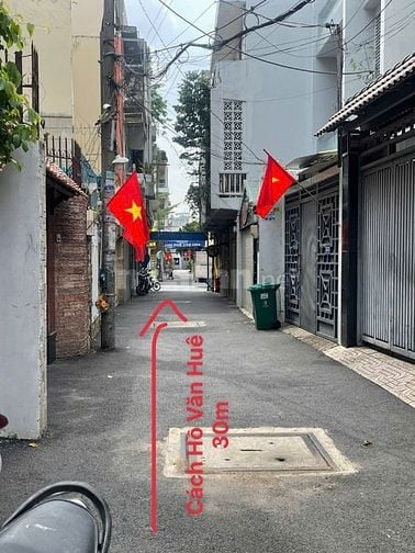 Chính chủ bán nhà 1 xẹt cách mặt tiền Hồ Văn Huê 30m, Phú Nhuận, 5x31m