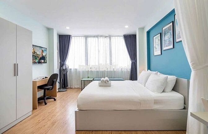 Cho thuê căn hộ full nội thất Quận 1 gần Vòng xoay Cống Quỳnh