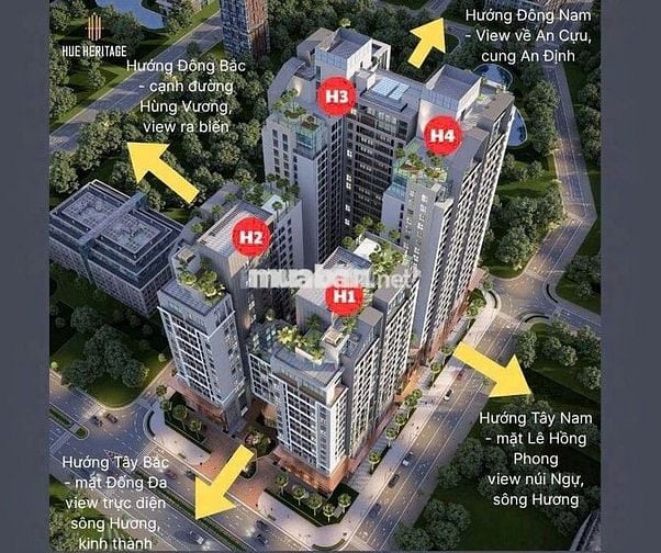 Căn hộ 88m2 3PN Huế Heritage P.Phú Nhuận