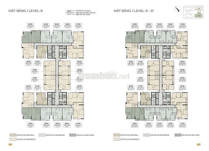 Căn hộ 88m2 3PN Huế Heritage P.Phú Nhuận