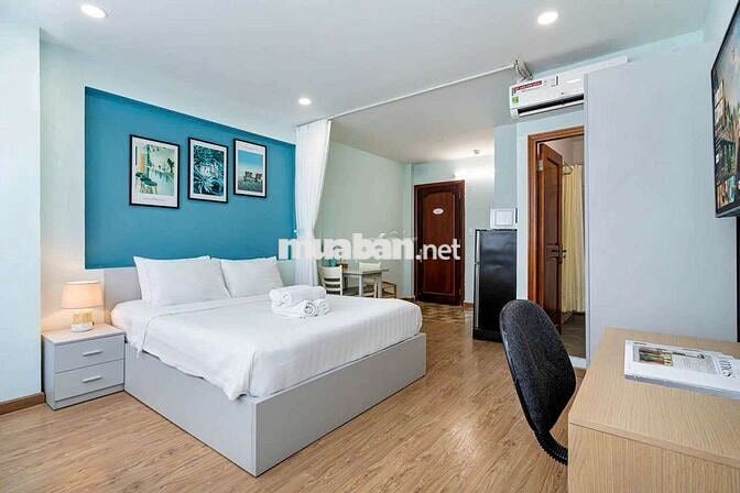 Cho thuê căn hộ full nội thất Quận 1 gần Vòng xoay Cống Quỳnh