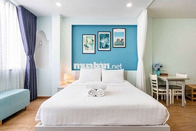 Cho thuê căn hộ full nội thất Quận 1 gần Vòng xoay Cống Quỳnh