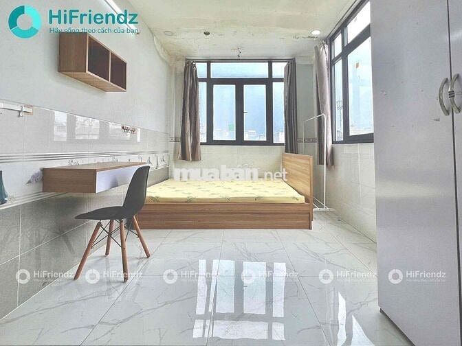 Phòng trọ gần cầu chữ Y rộng 25m2 full nội thất cửa sổ trời lớn