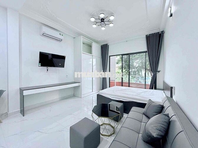 CHO THUÊ CĂN HỘ STUDIO BAN CÔNG FULL NỘI THẤT ĐƯỜNG HOÀNG SA QUẬN 1