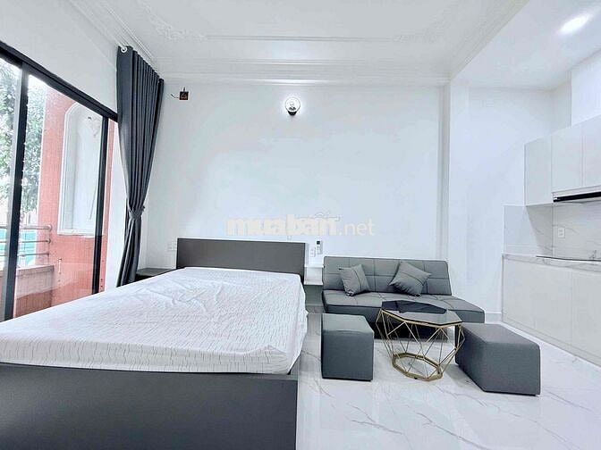 CHO THUÊ CĂN HỘ STUDIO BAN CÔNG FULL NỘI THẤT ĐƯỜNG HOÀNG SA QUẬN 1
