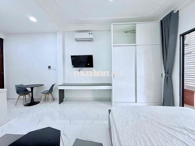 CHO THUÊ CĂN HỘ STUDIO BAN CÔNG FULL NỘI THẤT ĐƯỜNG HOÀNG SA QUẬN 1