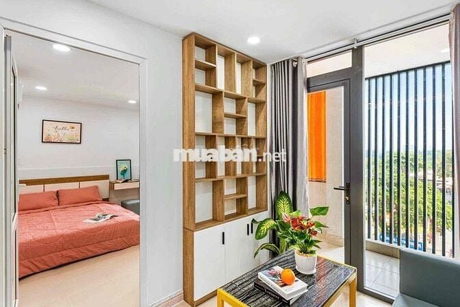 🚨🔝Cho thuê căn 1PN, thang máy bancol, máy giặt riêng, gần Văn Lang CS3