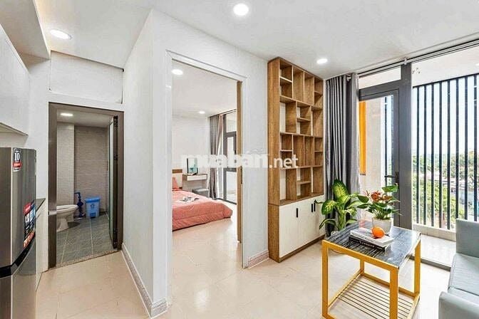 🚨🔝Cho thuê căn 1PN, thang máy bancol, máy giặt riêng, gần Văn Lang CS3