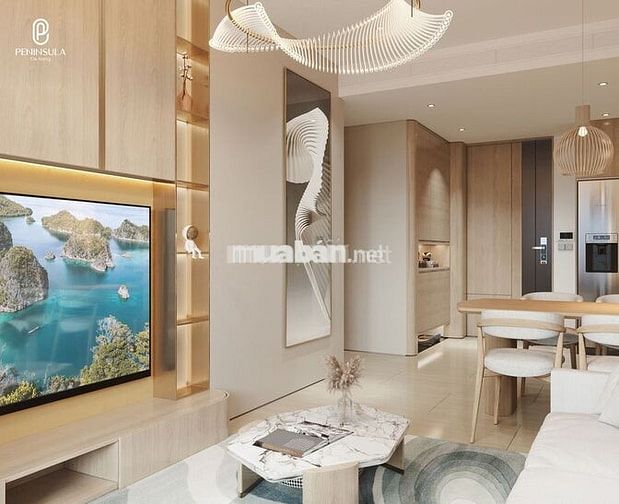 3tỷ6 sở hữu căn hộ 2PN view biển, núi Sơn Trà. Giá tốt từ CĐT