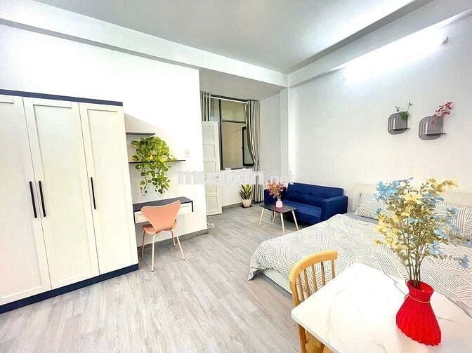 căn hộ ngay Hutech, P25,Bình Thạnh,1PN full nội thất, giặt riêng